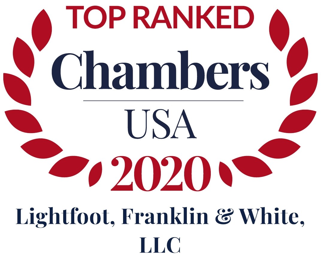 Chambers USA 2020; Lightfoot, Franklin & White, LLC