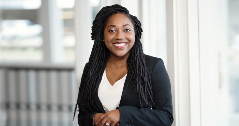 Lawyer smiling