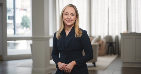 woman smiling