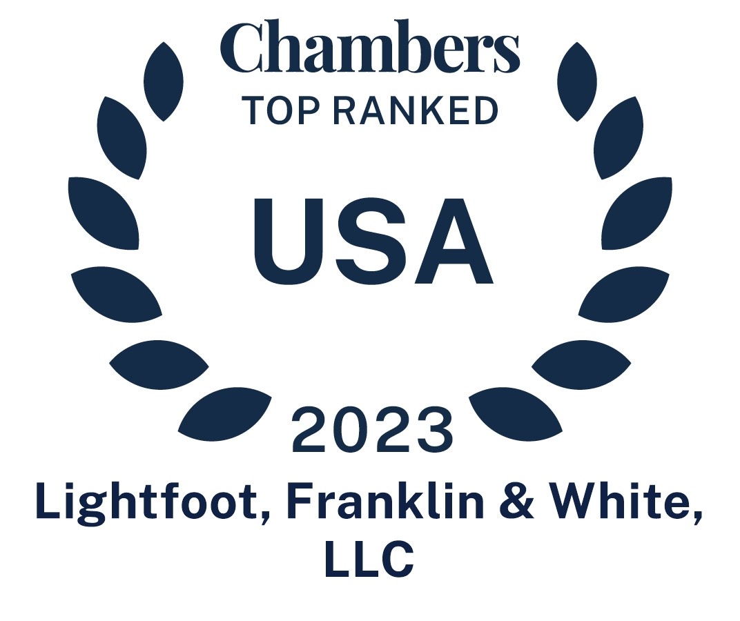 Chambers USA 2022; Lightfoot, Franklin & White, LLC
