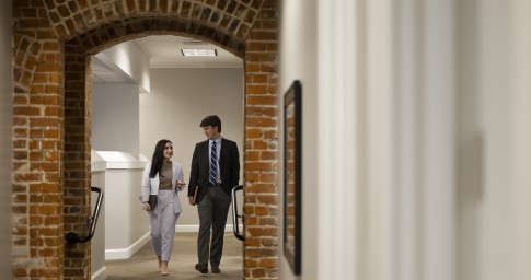 Attorneys in lobby