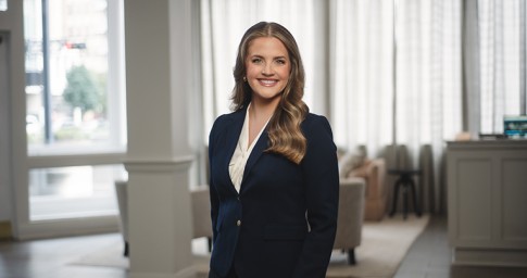 woman smiling